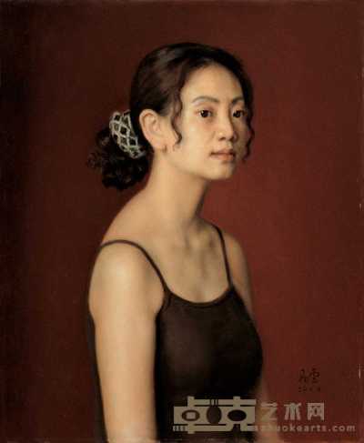 杨飞云 2004年作 女肖像 73×60cm